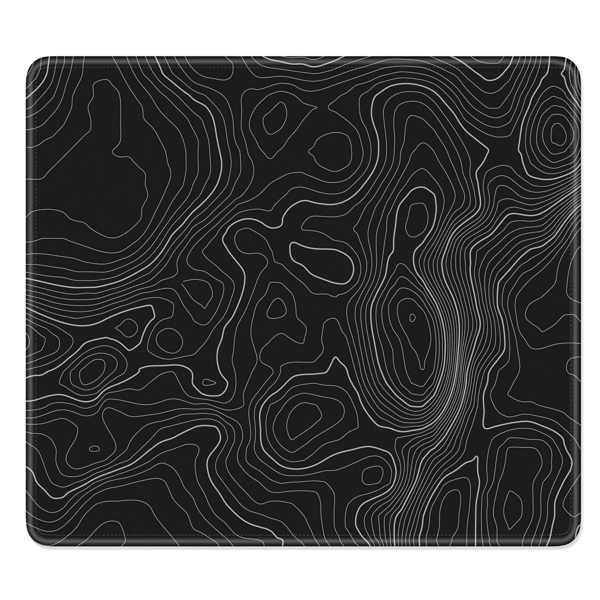  Niniubye ZM-S-9x8in-01 Mouse Pad 9 x 8 in 3 mm Black Swirl — product photo