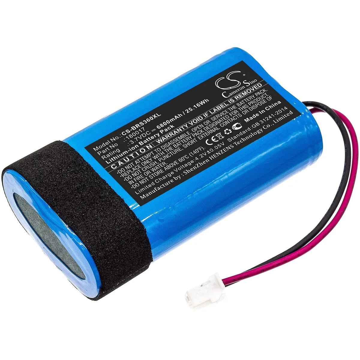  Cameron Sino Battery for Braven Stryde 360 6800mAh 3.7V PN 180017 — product photo
