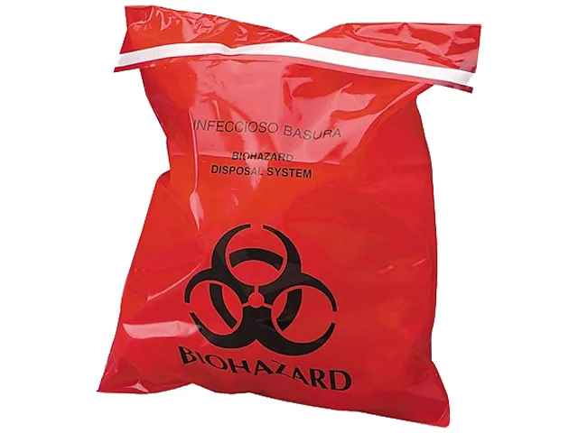 Unimed Corp Unimed Corp CTRB042910 biohazard waste bags red 9×10 in 100 per box — صورة المنتج