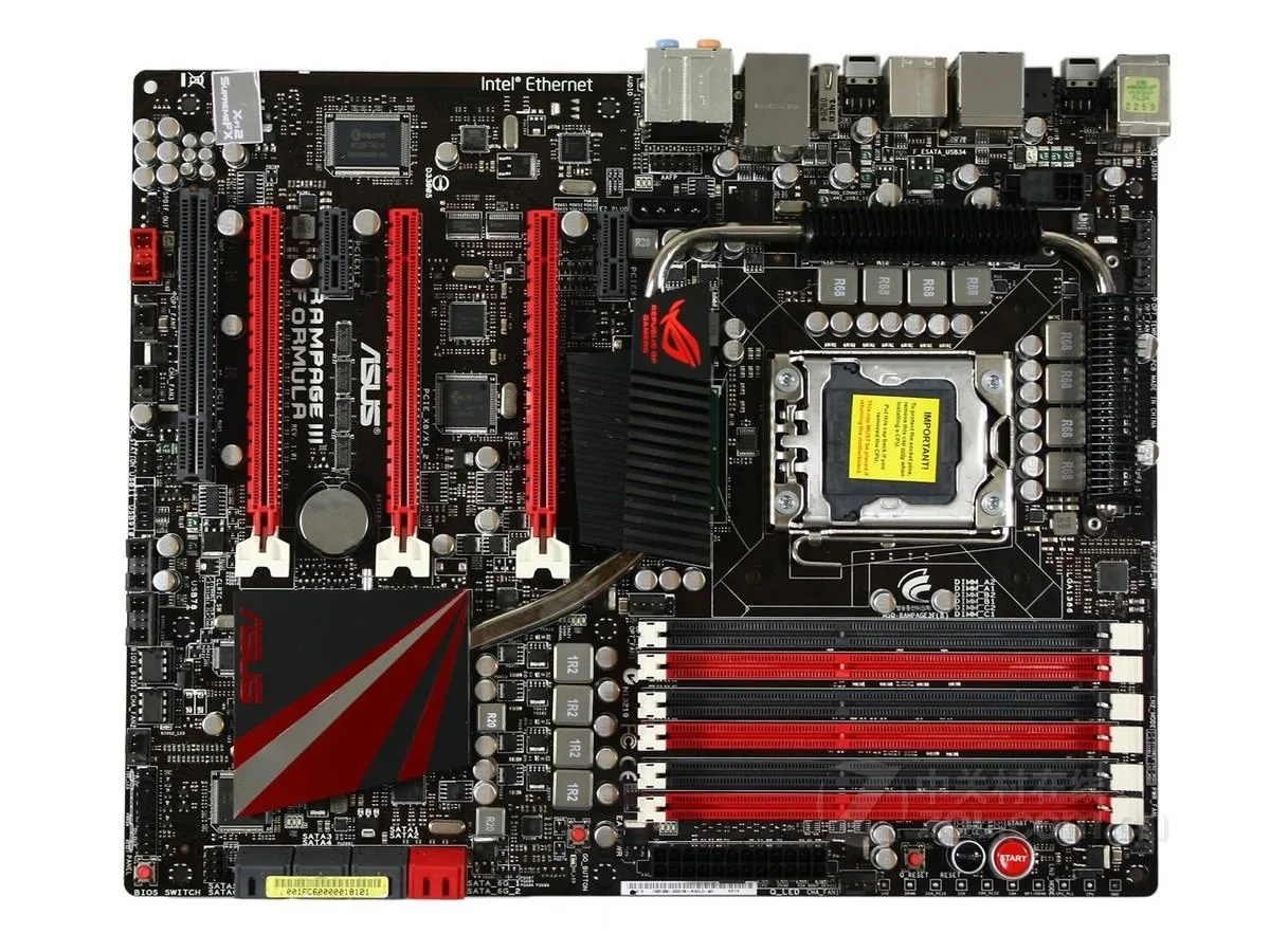 ASUS ASUS Rampage III Formula LGA 1366 Intel X58 DDR3 24GB ATX Intel Motherboard — product photo