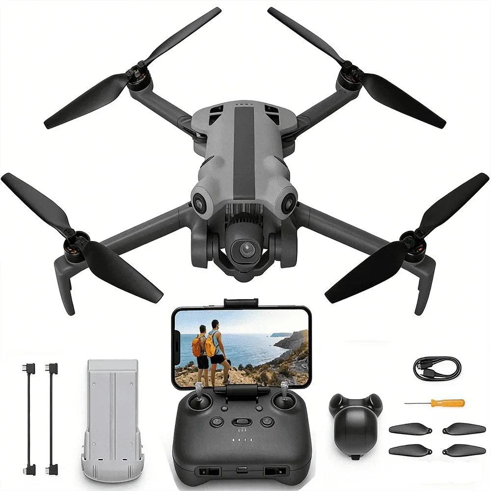 SkyRover SkyRover X1 Grey drone 48MP 4K/60fps HDR 32 min 50000 ft 360° obstacle avoidance — product photo