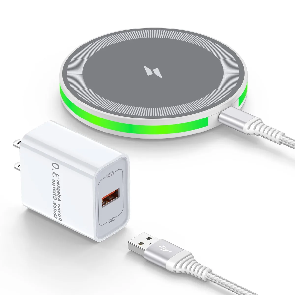 Amtobo BP1908-QC 15W Wireless Charger White — product photo