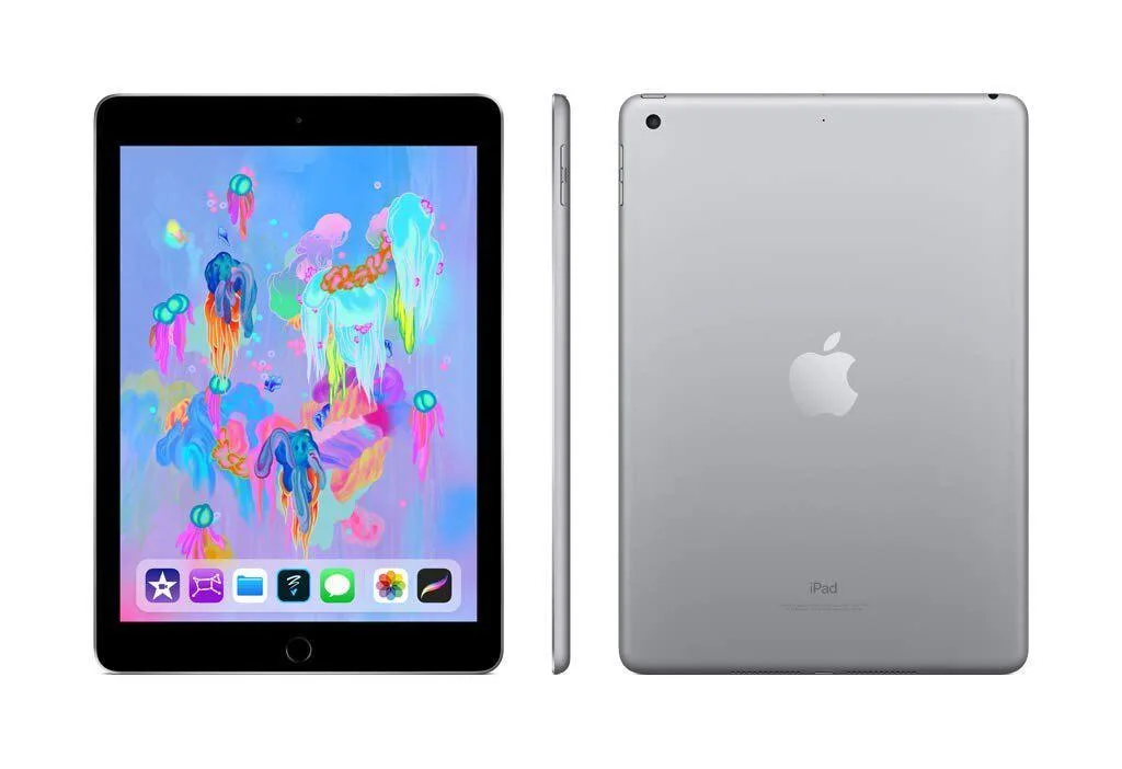 Apple Apple iPad 6th Gen 9.7" 32GB Space Gray WiFi Grade B — product photo