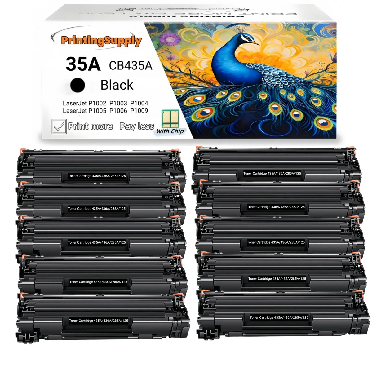 Ninestar Technology Ninestar Technology 35A toner cartridge 10 pack black — product photo