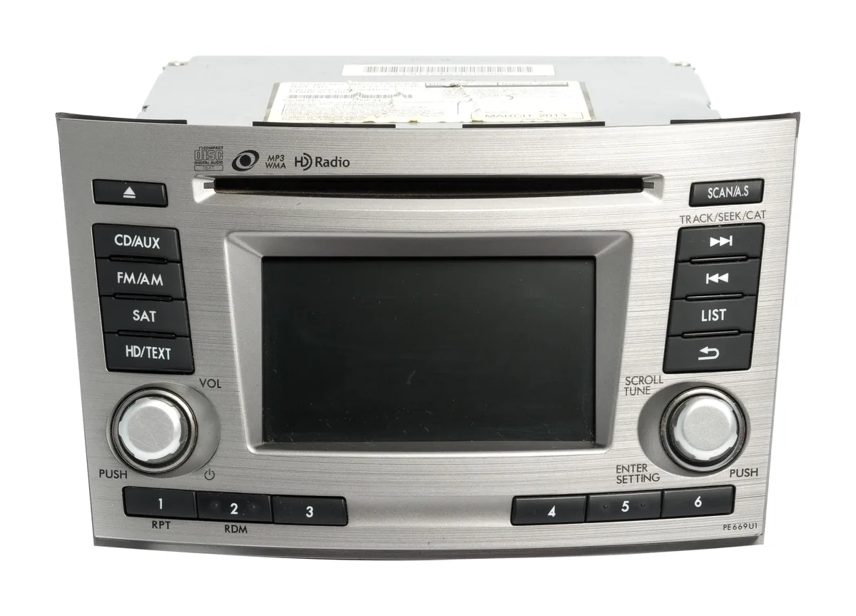 1 Factory Radio 1 Factory Radio 86201AJ66A receiver 2013-2014 Subaru Legacy — product photo