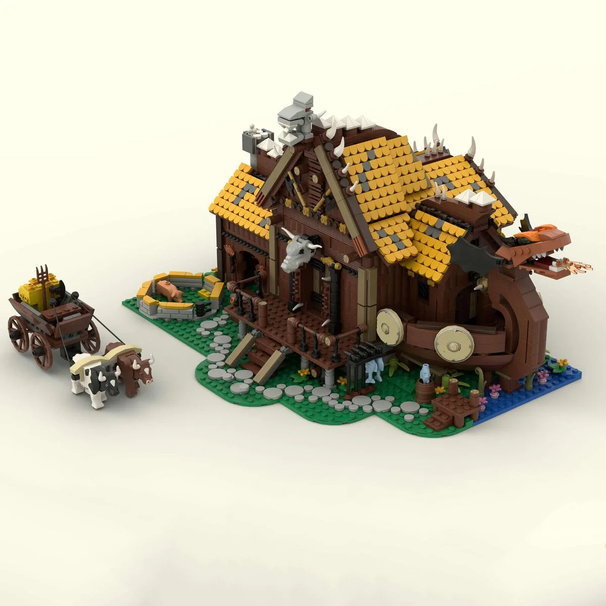 ZITIANYOUBUILD ZITIANYOUBUILD 2795 2795-Piece Half-House Half-Boat Building Set — product photo