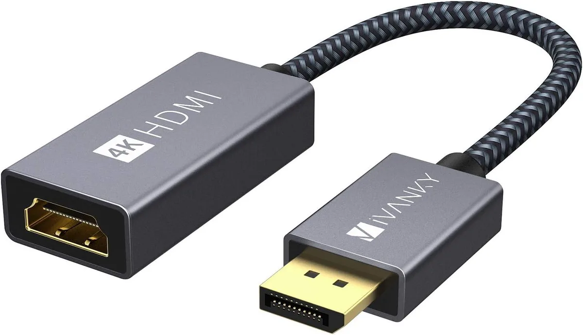 Boxwave Boxwave Active DisplayPort to HDMI Adapter 4K@60Hz 20cm — product photo