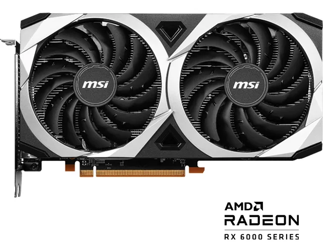 MSI MSI RX 6600 XT MECH 2X 8G graphics card — product photo