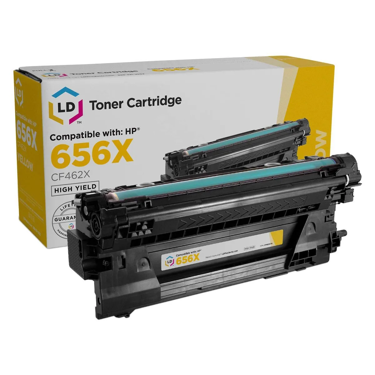 LD Products LD Products HP 656X CF462X High Yield Yellow Toner Cartridge — product photo