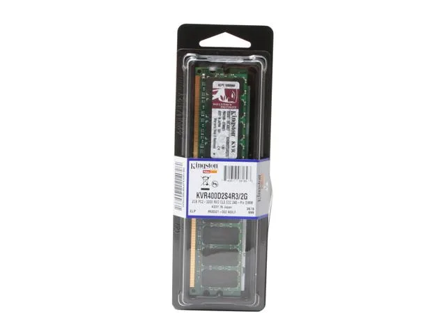 Kingston Technology Corp. Kingston Technology Corp. KVR400D2S4R3/2G 2GB DDR2 400 ECC Registered server RAM — product photo