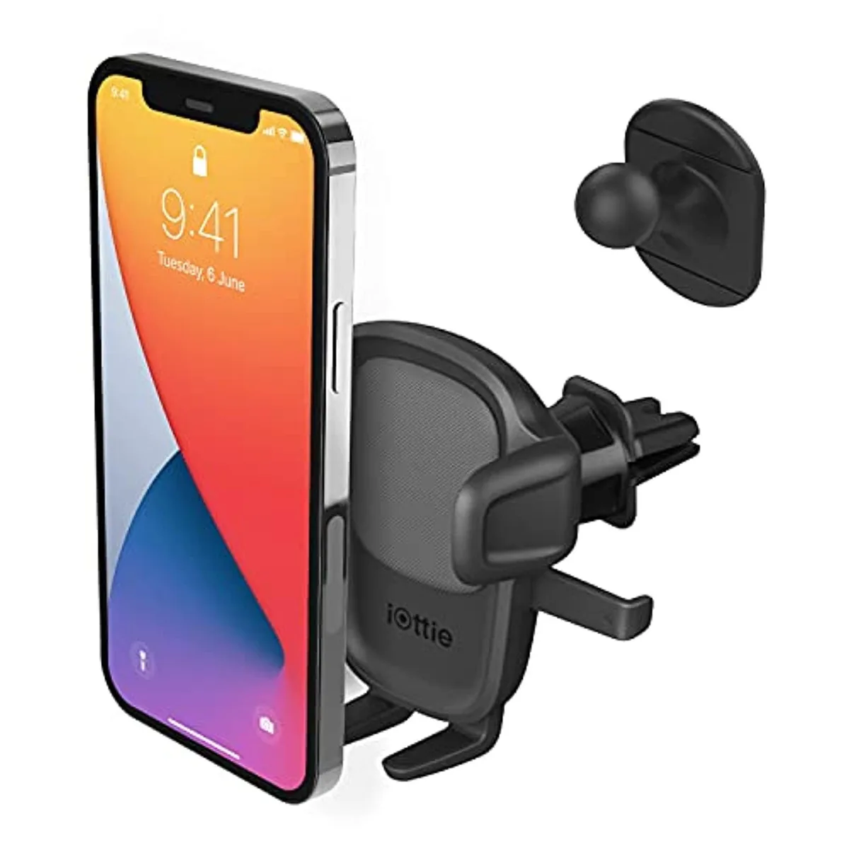 iOttie iOttie Easy One Touch 5 Air Vent & Flush Mount Black phone mount — product photo