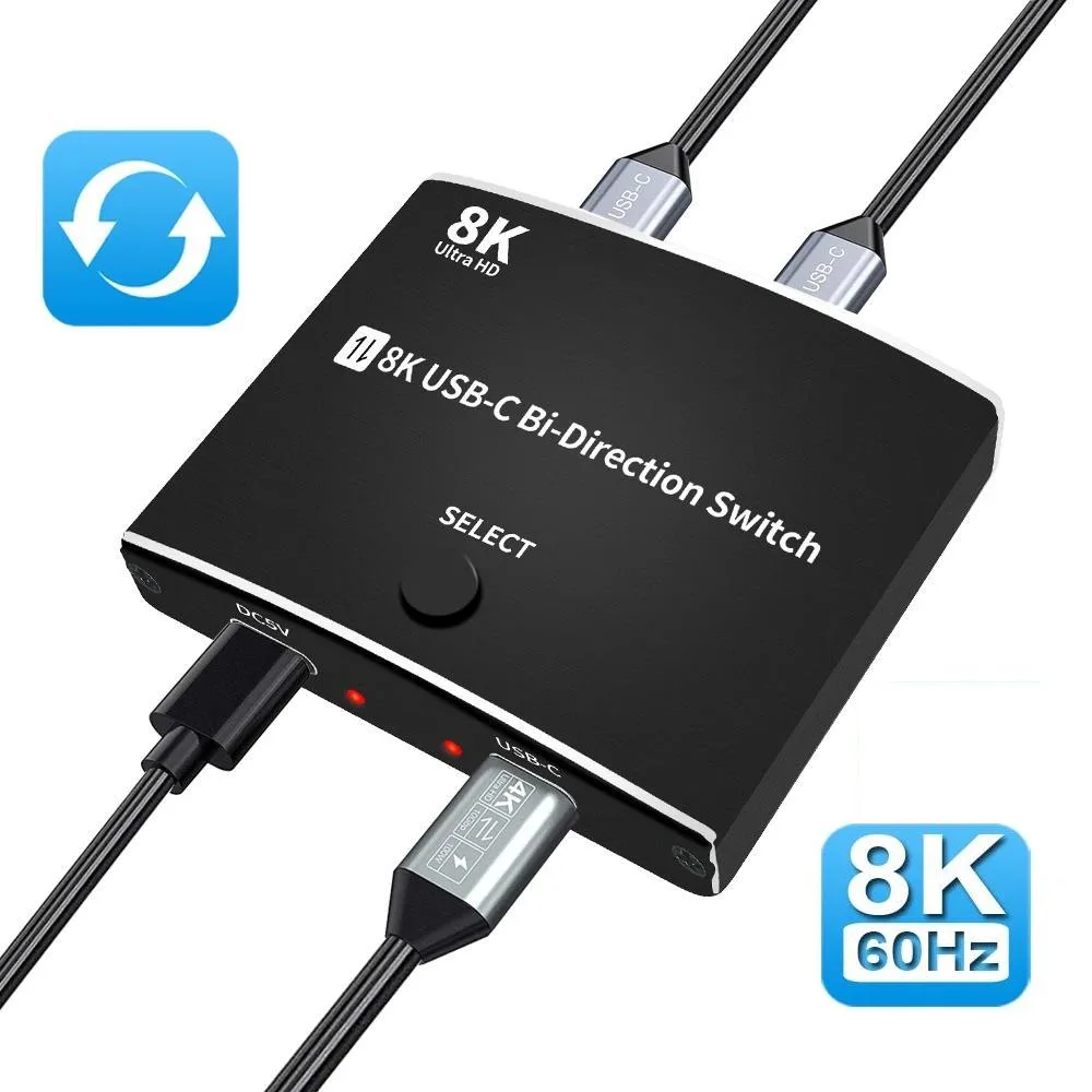 AUBEAMTO AUBEAMTO OZU8K 8K USB-C Bi-Directional Video Switch — product photo