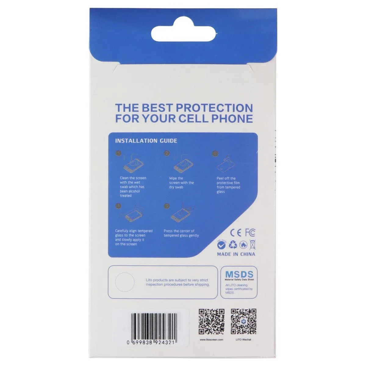 Lito Children’s Wear Lito Children’s Wear 9H .33mm Tempered Glass Screen Protector for TCL 30+ (L-1391) — product photo