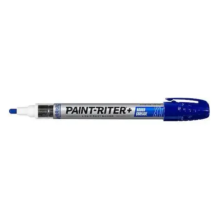Blue Markal 97254 paint marker with metal barrel and clip