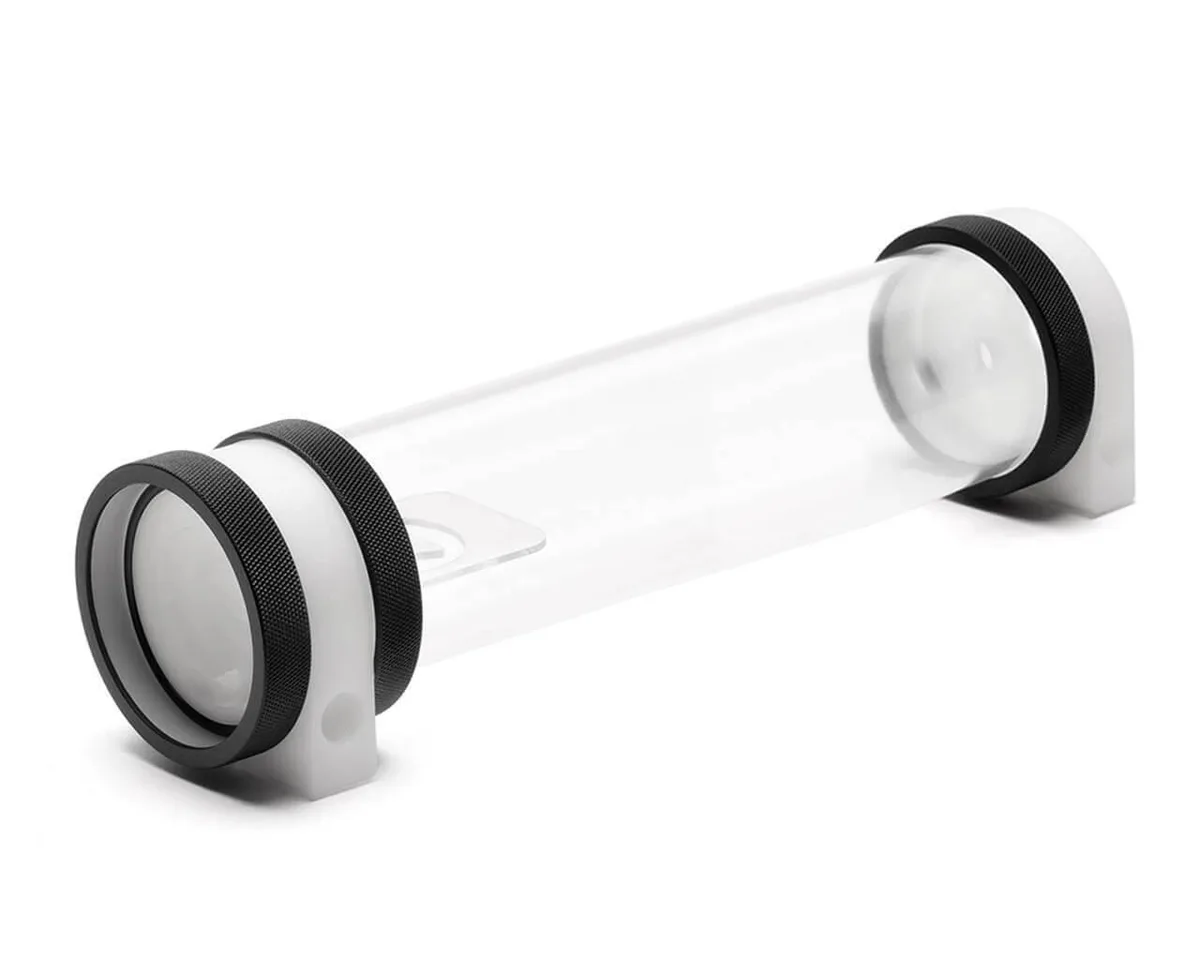 PrimoChill PrimoChill CTR Hard Mount D5 Reservoir White POM 240mm TX Matte Black — product photo