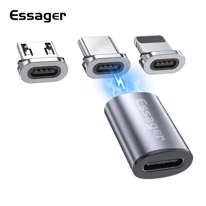 Defendwe Defendwe Mini Magnetic Adapter Micro USB to USB A 480M/s — product photo