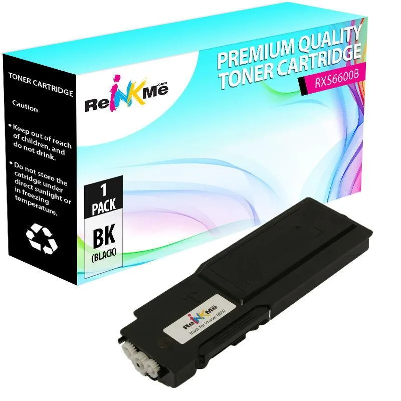Re-Ink-Me Re-Ink-Me 106R02228 Black Toner Cartridge for Xerox Phaser 6600 6605 — product photo