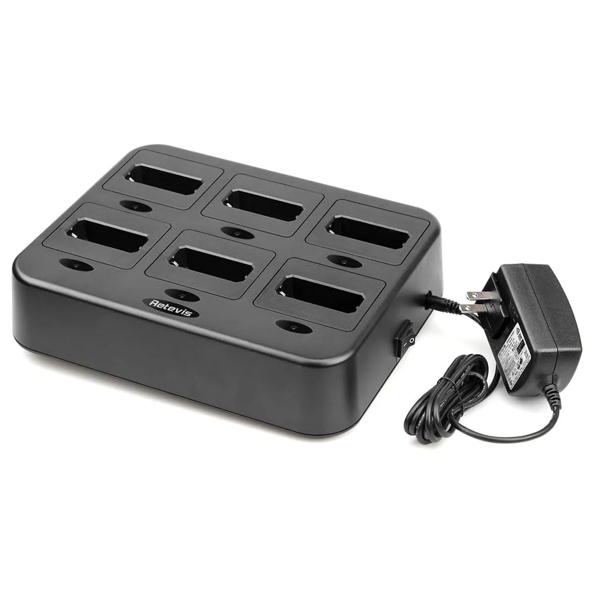 KEHIPI KEHIPI Six-Way Charger for RT22 RT22S RB19 RB19P RB39 RB39P (3 Pack) — product photo