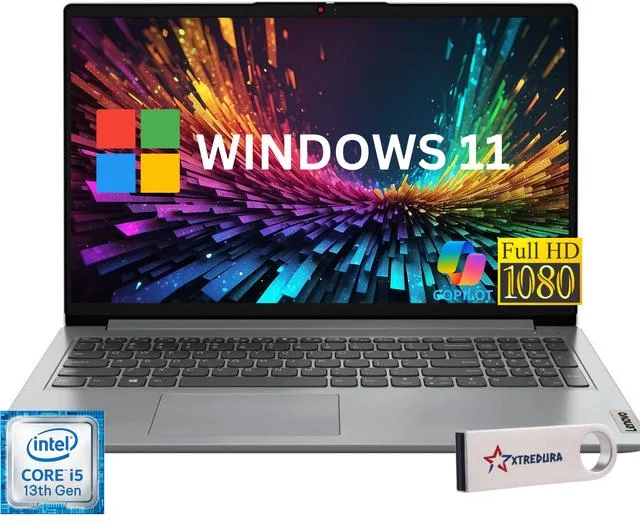 Lenovo Lenovo IdeaPad 1i 15.6" FHD business laptop i5-1335U 16GB 256GB NVMe Windows 11 Home Gray — product photo