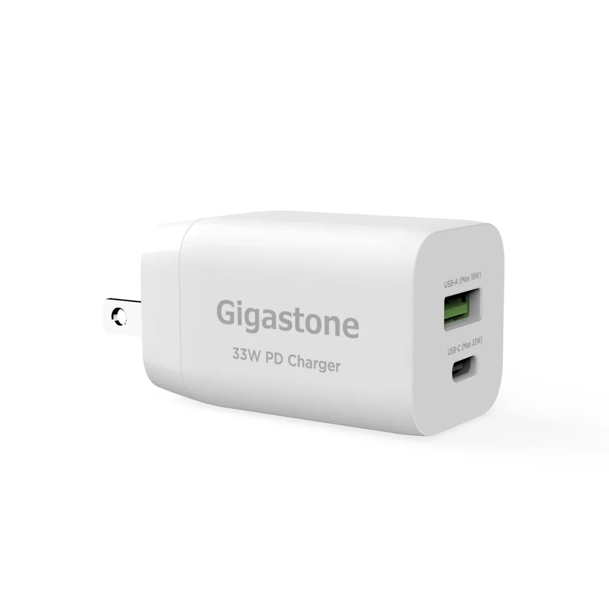 Gigastone Corporation Gigastone PD-6330W 30W USB-C Dual Port Charger — product photo