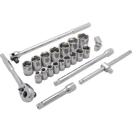 Dynamic Dynamic D018008 1/2" Drive 22 Piece 6 Point SAE Socket Set — product photo