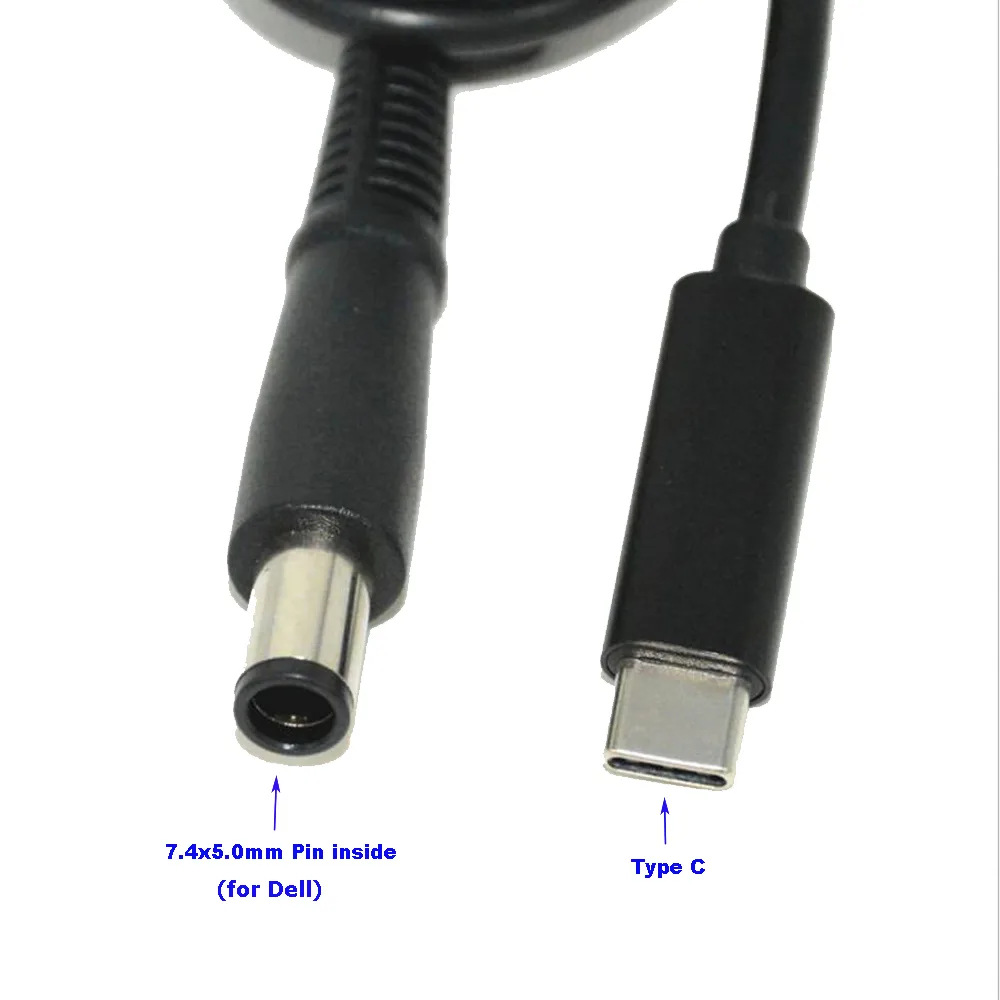 UTONDA Co., Ltd. UTONDA Co., Ltd. USB-C to Dell 7.4x5.0mm Power Cable 1.5m 65W — product photo