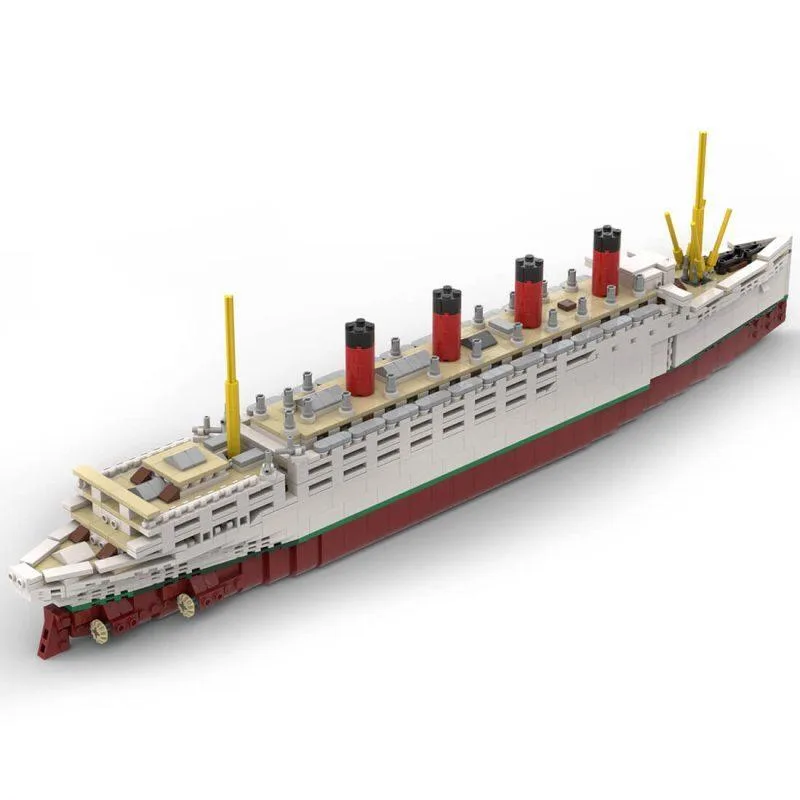 ZITIANYOUBUILD ZITIANYOUBUILD MOC-59185 1/400 Scale RMS Mauretania 1871 Building Set — product photo