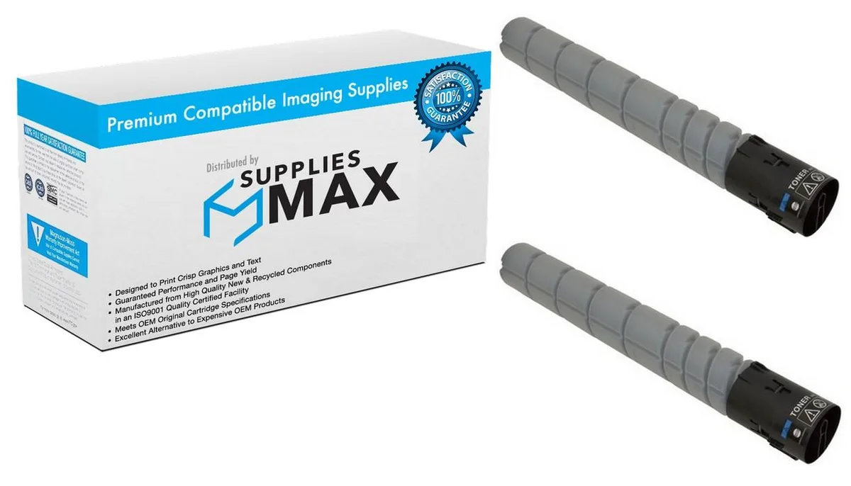 SuppliesMax SuppliesMax KNMAAJ6030_2PK Black Toner Cartridge 2-Pack 28000 Pages — product photo