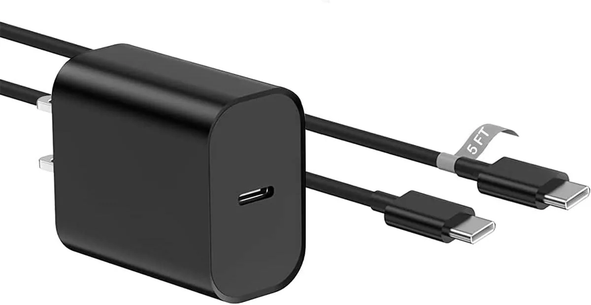 ONITOON ONITOON 20W USB-C Wall Charger Motorola Edge 2022 2021 2020 Stylus 5G 2022 One 5G Razr 5G Cable — product photo