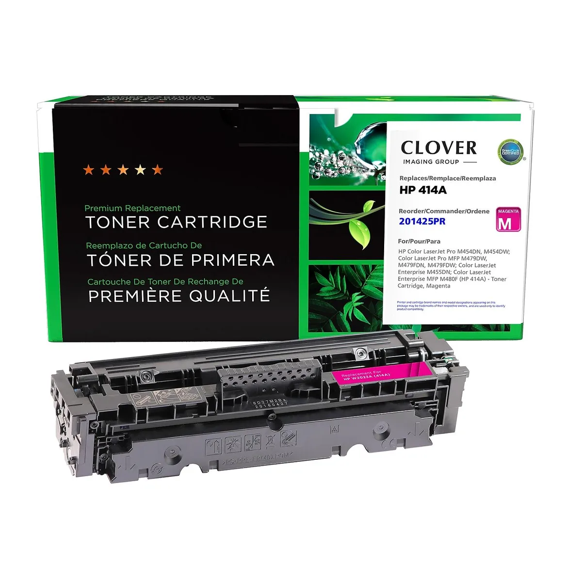 Clover Imaging Group Clover Imaging Group Magenta Standard Yield Toner Cartridge HP 414A (W2023A) 2100 Pages — product photo