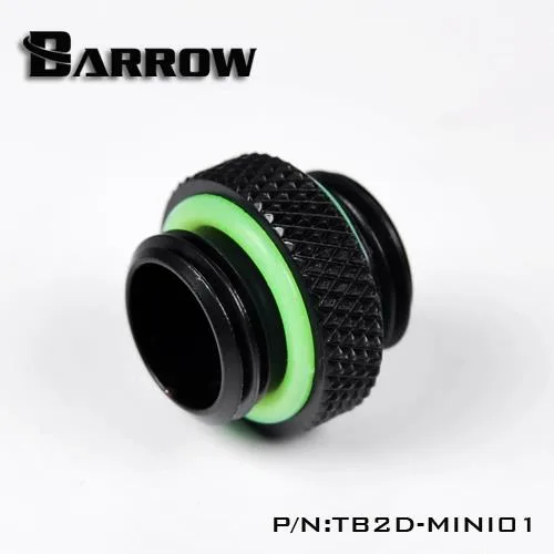Barrow Mods Barrow Mods G1/4" 5mm Male-to-Male Adaptor Black — product photo
