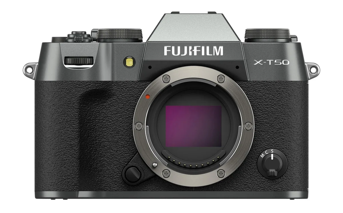 FUJIFILM FUJIFILM X-T50 compact mirrorless camera Charcoal Silver — product photo