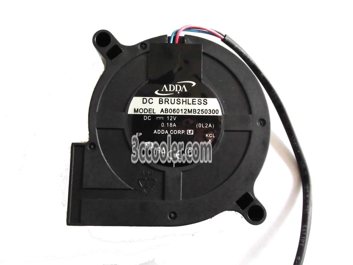 OEM Industries OEM Industries AB06012MB250300 60mm 12V 0.18A 3 Pin CPU cooler — product photo