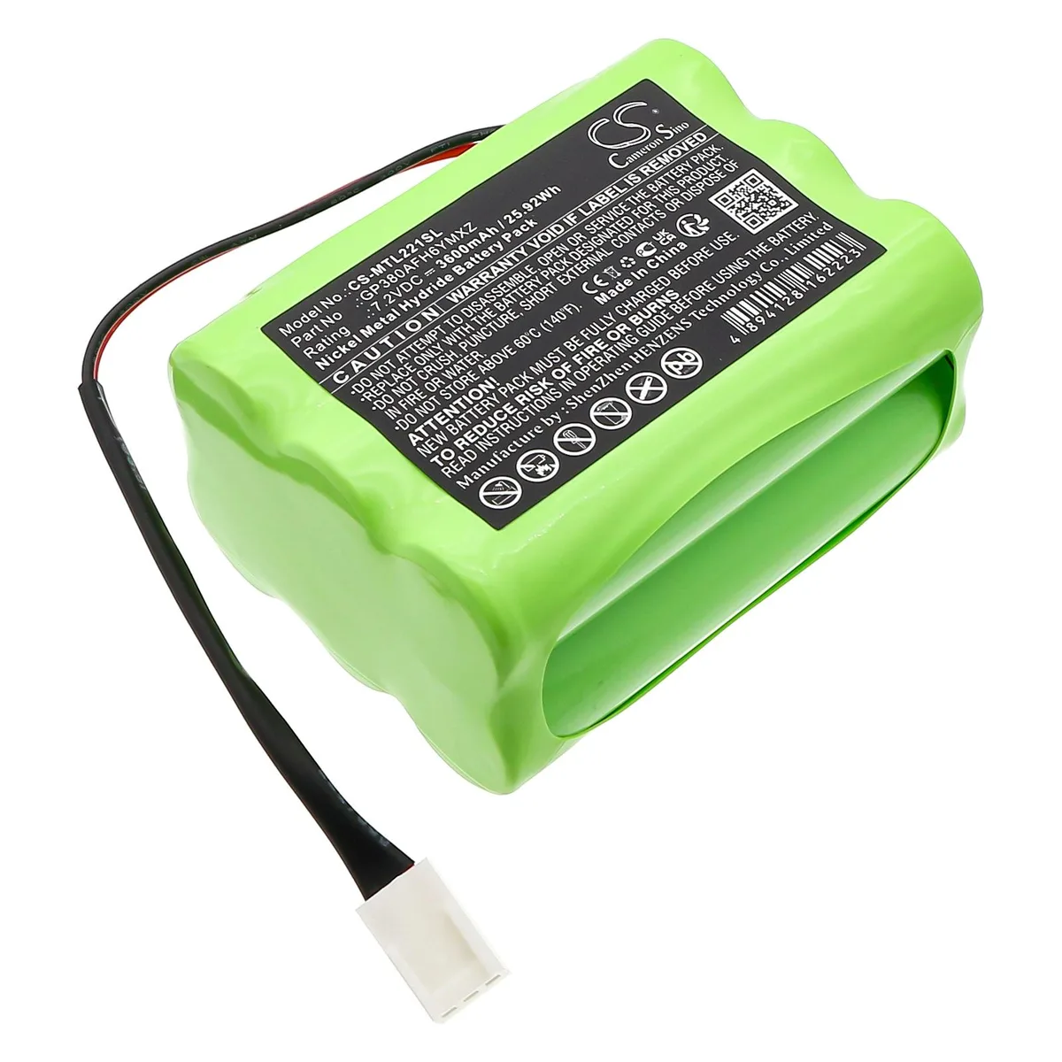 Estry Estry 7.2V 3600mAh Battery for Mettler Toledo IND221 GP380AFH6YMXZ — product photo