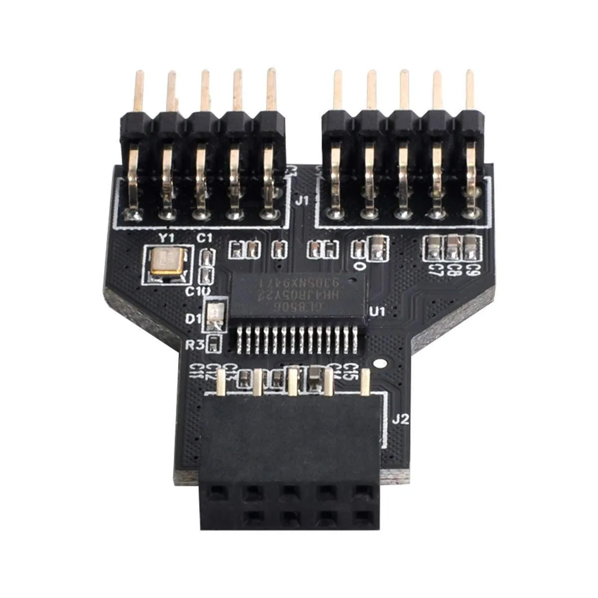 Vszerda Vszerda USB 2.0 Header 9/10Pin 1-to-2 Hub Adapter — product photo