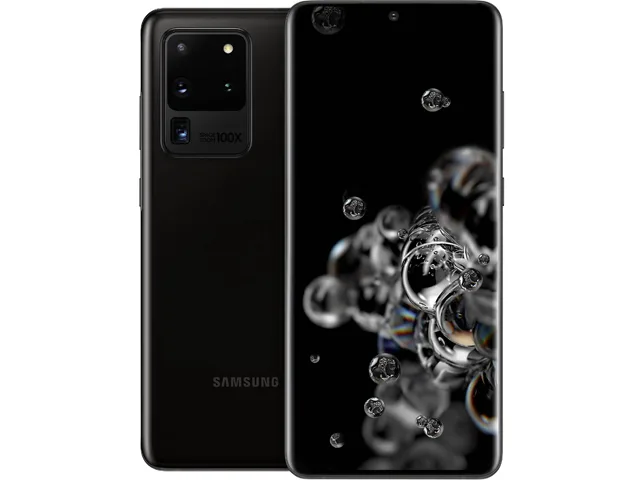 SAMSUNG SAMSUNG SM-G988UZKAXAA Galaxy S20 Ultra 5G 6.9" Cosmic Black 12GB/128GB cell phones - unlocked — product photo