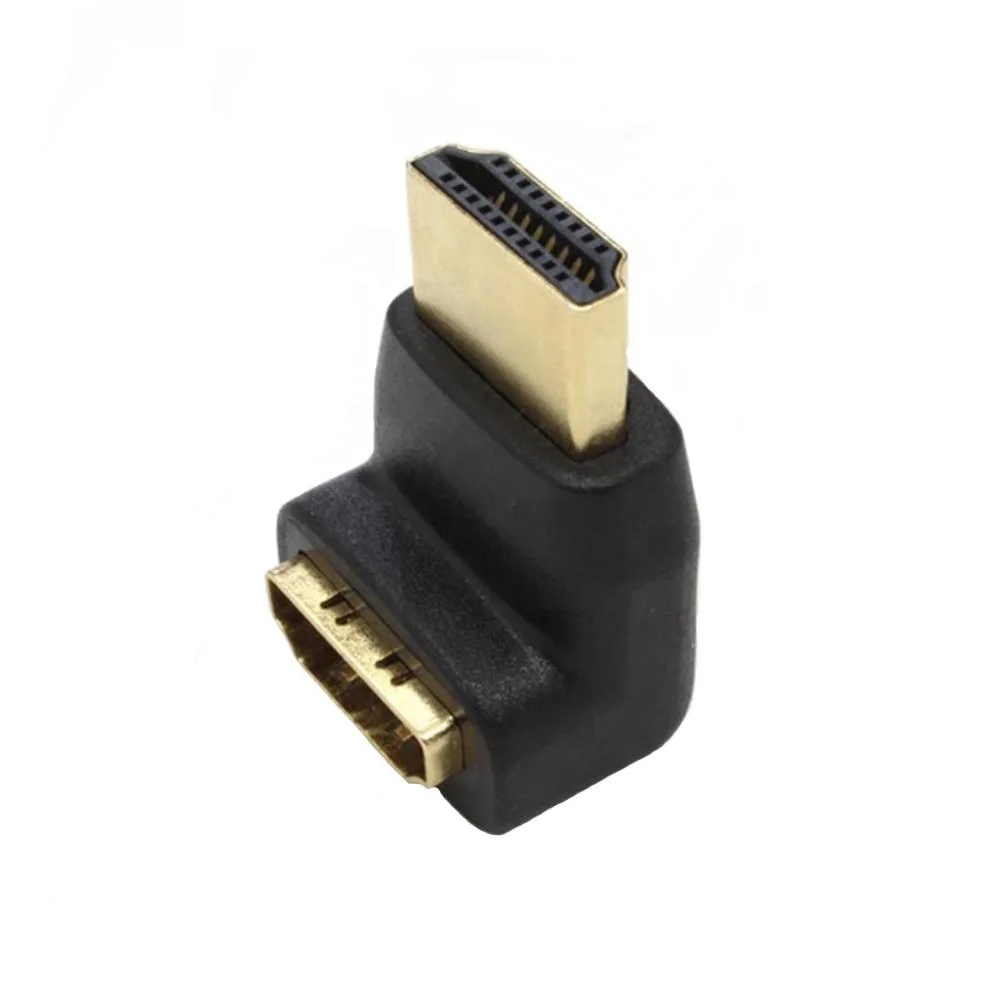 SatelliteSale SatelliteSale HDMI Male to Female 270 Degree Adapter 4K 3840x2160 HDR Black — product photo