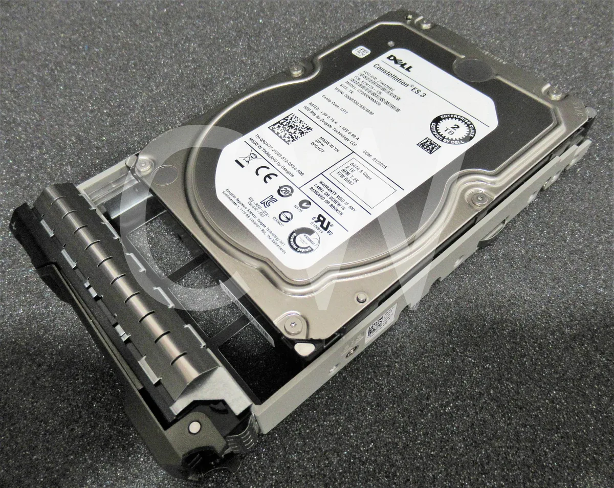 DELL DELL 2TB 7.2K SATA 6G LFF internal hard drive 9ZM175-136 — product photo