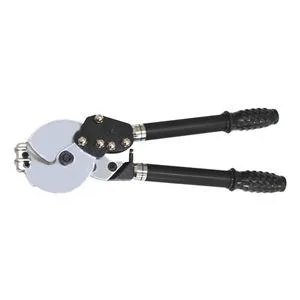 Westward ratchet cable cutter with rubber grips and telescoping handles