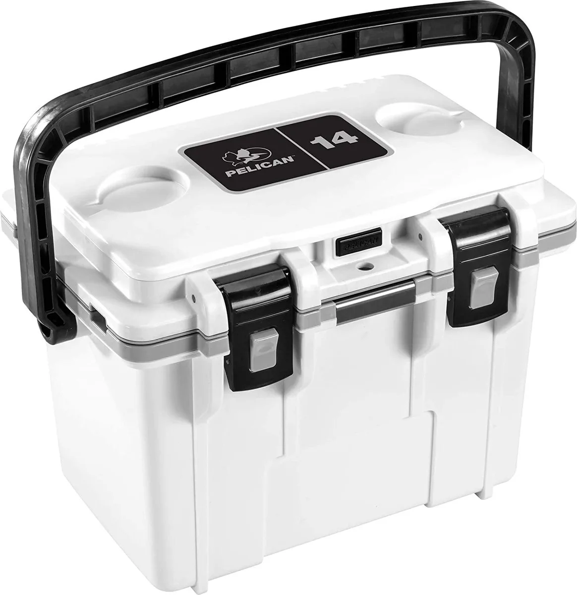 Pelican Products, Inc. Pelican 14 Quart Cooler White/Gray — product photo