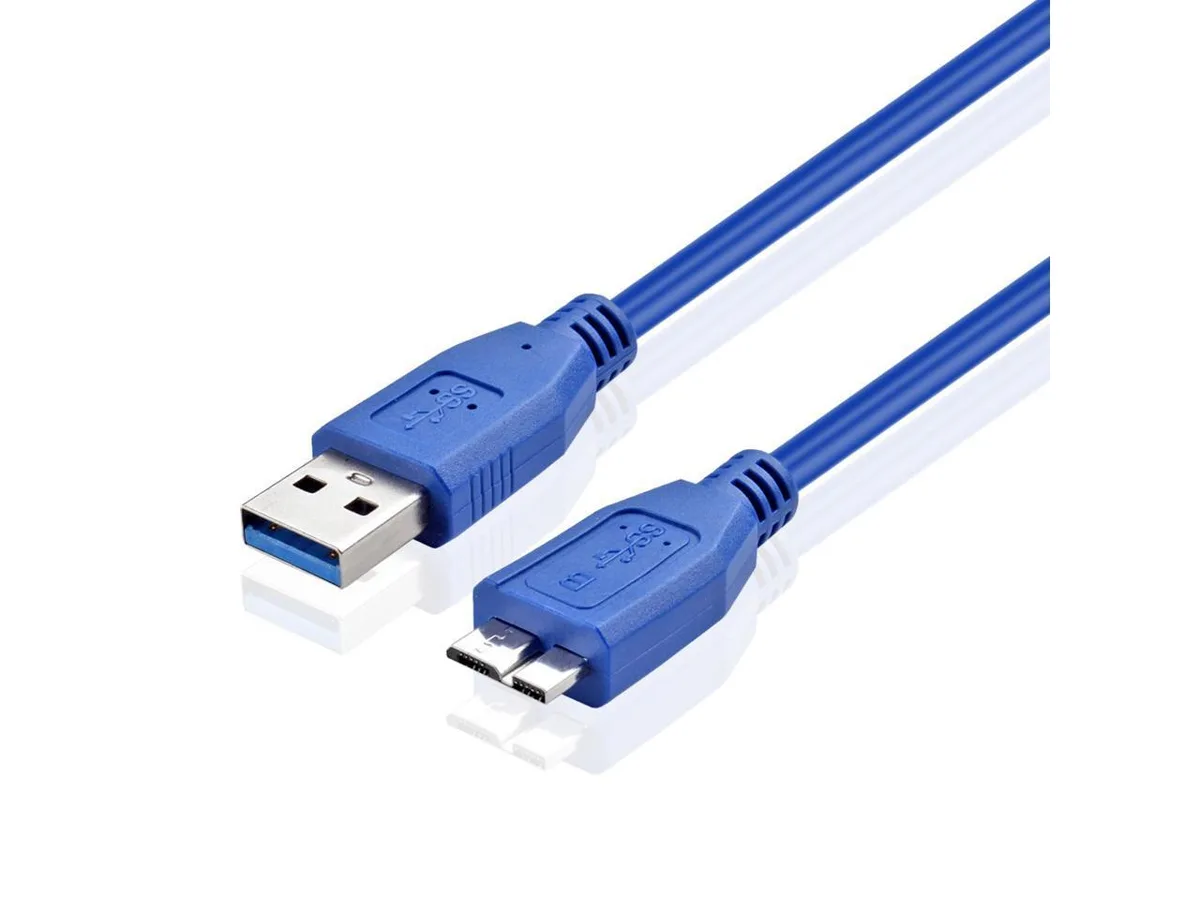 BUCIER BUCIER USB 3.0 Type A Male to Micro B Male cable 1 m blue — product photo