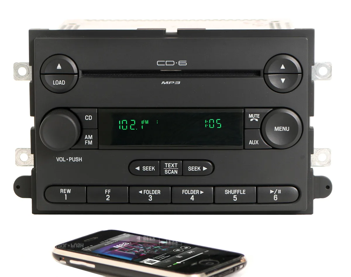 1 Factory Radio 1 Factory Radio 7L3T-18C815-SA receiver 2007 Ford F-150 Bluetooth — product photo