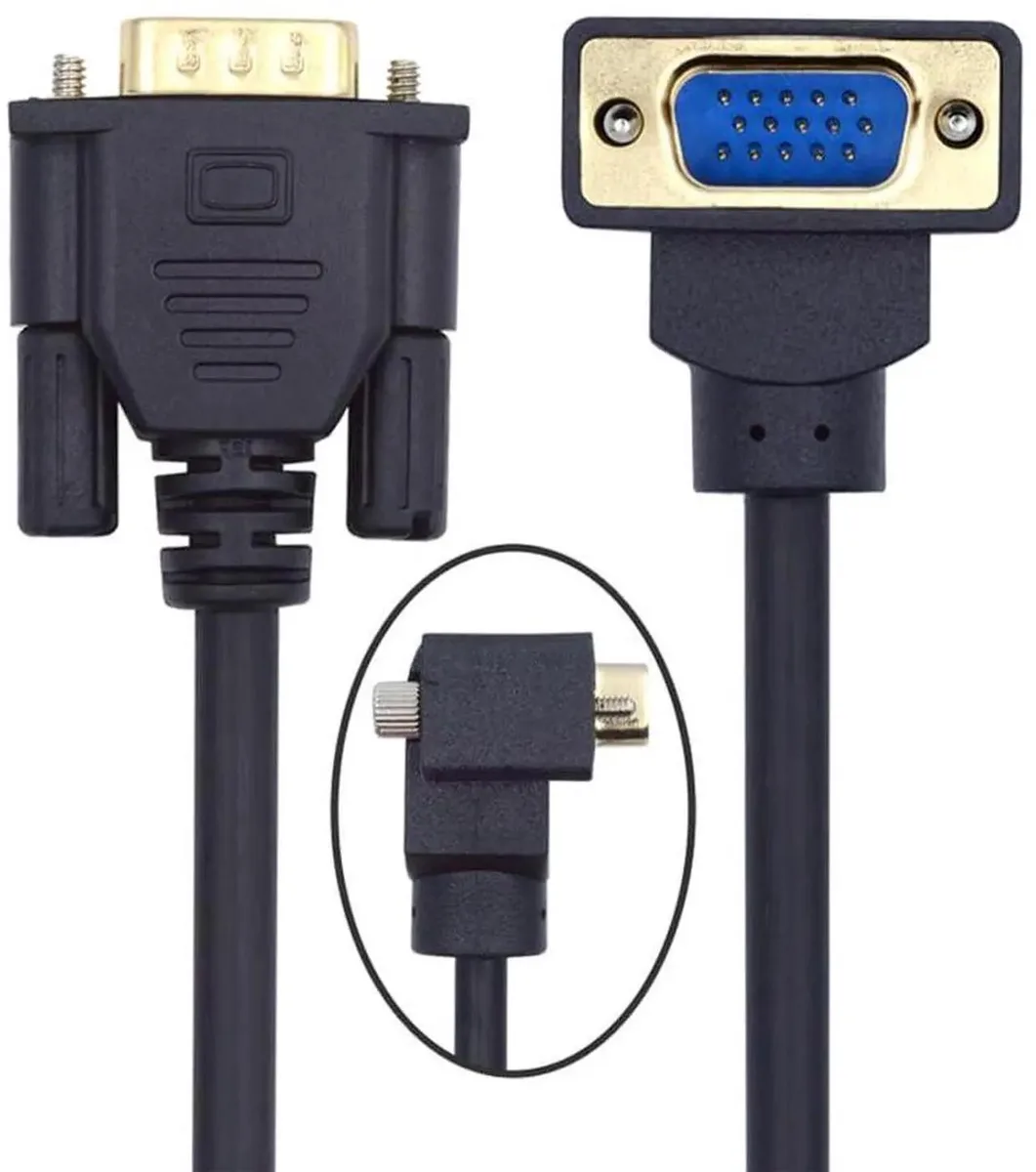 SMUGDESK SMUGDESK 90° DownAngled VGA Cable 3.3ft 3COAX+6C — product photo