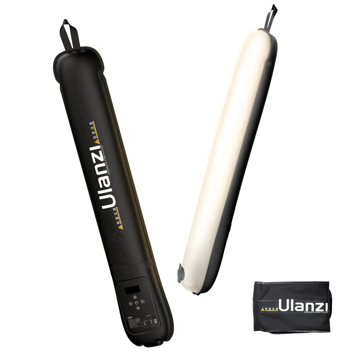 ULANZI UA12 12W Inflatable Tube Light 60cm 2500mAh IP66 — product photo