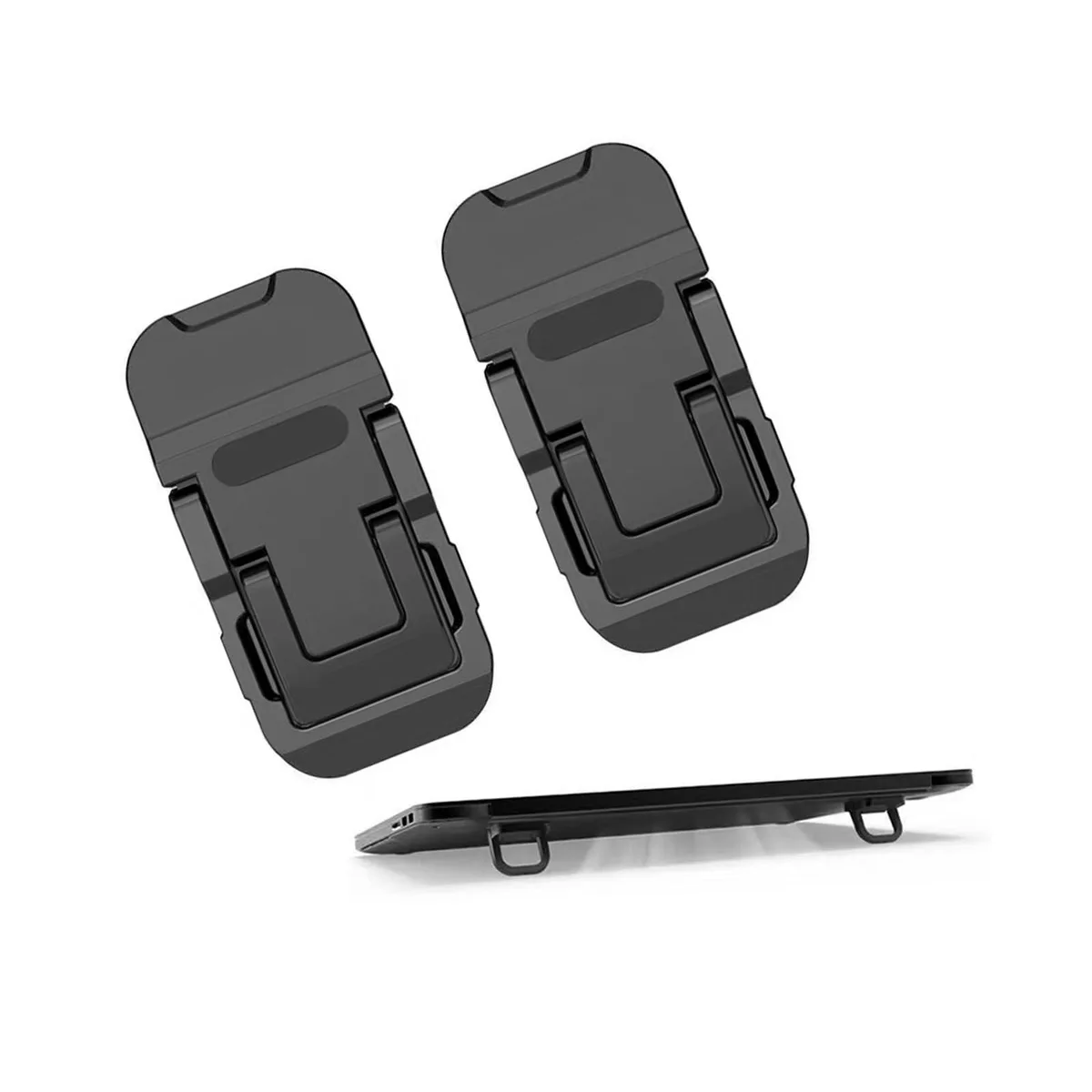  Elqoged ZHIJIA01 Laptop Stand Black Two Gears 2PCS — product photo