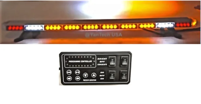 YanTech YanTech 49" Amber Light Bar 86 LEDs Cargo Brake Tail Turn — product photo