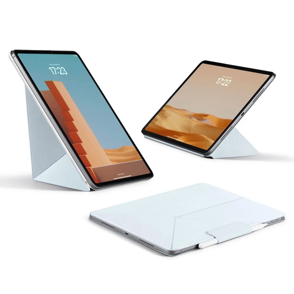  PITAKA iPad Pro 11" Case M4/M5 Folio 2 Blue — product photo