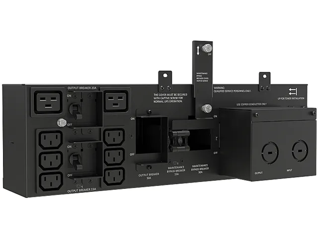 Vertiv Vertiv PD5-201 Maintenance Bypass POD 2×IEC C19 6×IEC C13 208V — product photo