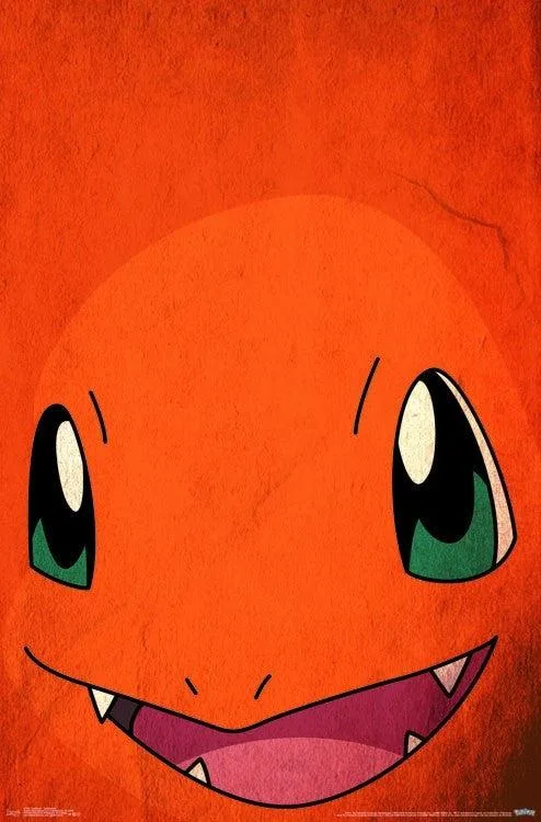 Pokemon Charmander poster print 22 by 34 inches on heavy paper