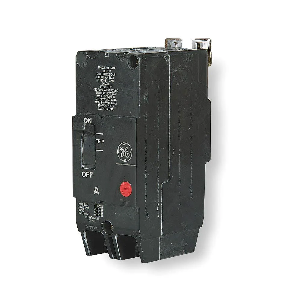GE GE Bolt-On Circuit Breaker TEY250 2-Pole 50 A 277/480 V AC 14 kA — product photo